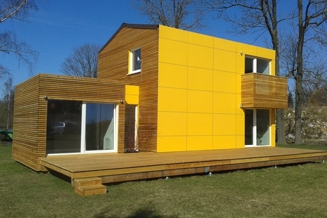 Představení vzorového domu na zemních vrutech „lupo XL“ v Liberci